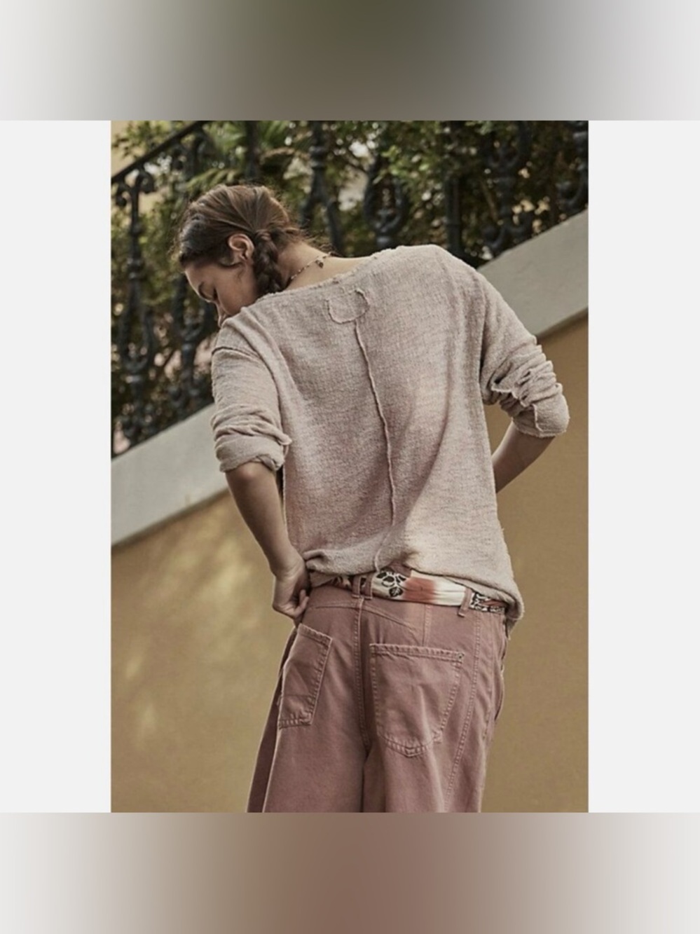 Free People tee shirt sandy top - Picture 3 of 7